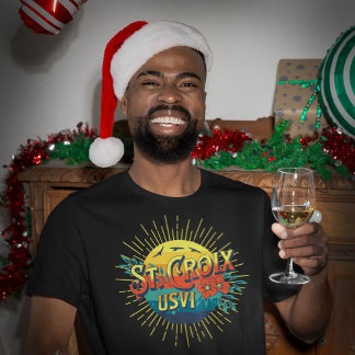 Amerikanska Jungfruöarna St. Croix U.S. VI Tropica T Shirt