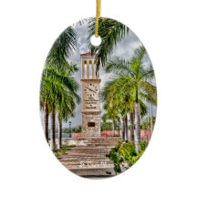 Amerikanska Jungfruöarna St. Croix USVI Clock Torn