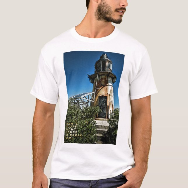 Amerikanska Jungfruöarna St. Croix USVI Historik T Shirt (Framsida)