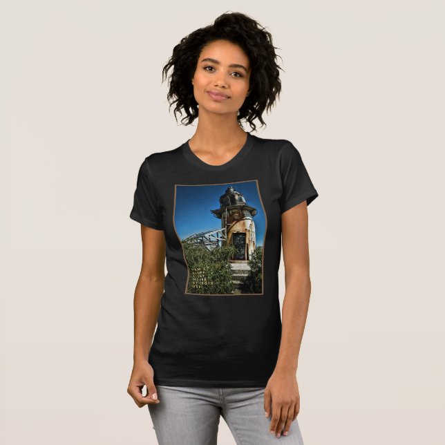 Amerikanska Jungfruöarna St. Croix USVI Light Hous T Shirt (Hel framsida)