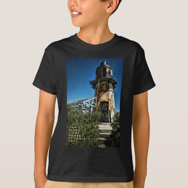 Amerikanska Jungfruöarna St. Croix USVI Light Hous T Shirt (Framsida)
