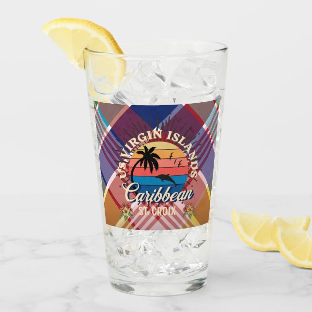 Amerikanska Jungfruöarna St. Croix USVI Madras Kar Glaskopp (Framsida Ice)