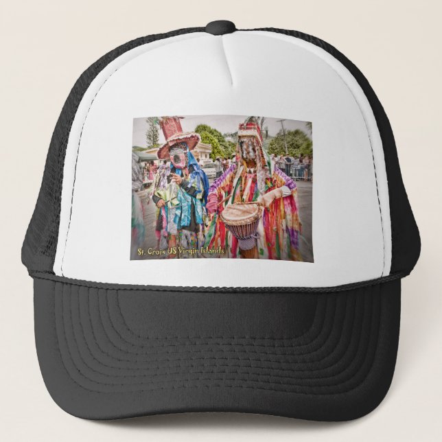 Amerikanska Jungfruöarna St. Croix USVI Masquerade Keps (Framsida)