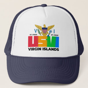 Amerikanska Jungfruöarna St. Croix USVI Tropical Keps