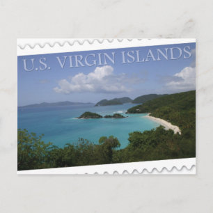 Amerikanska Jungfruöarna - St. John's Trunk Bay Vykort