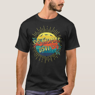 Amerikanska Jungfruöarna St. Thomas USA VI Tropica T Shirt