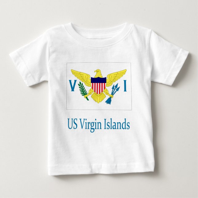 Amerikanska Jungfruöarna Tee (Framsida)