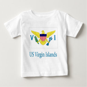 Amerikanska Jungfruöarna Tee Shirt