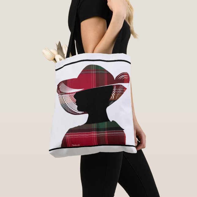 Amerikanska Jungfruöarna USVI Madras Mönster perso Tygkasse (Närbild)