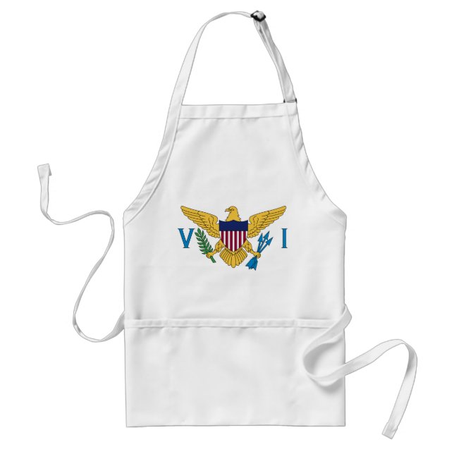 Amerikanska Jungfruöarnas flagga Förkläde (Framsidan)
