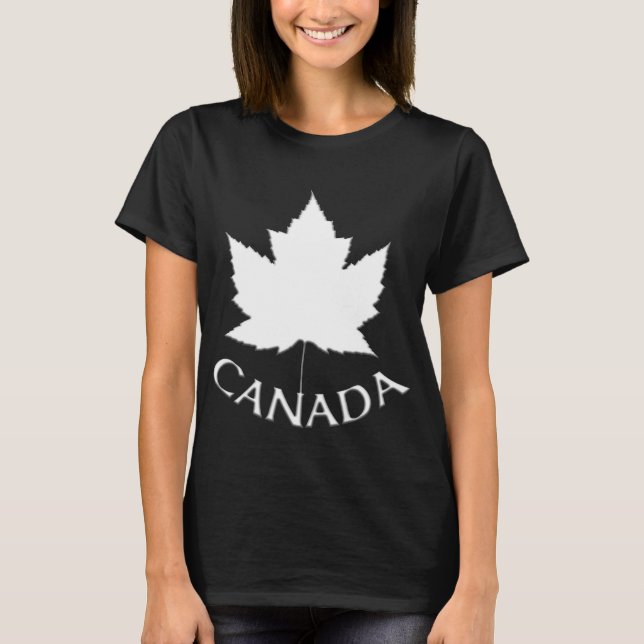 Amerikanska kajermaple Löv Souvenir T-shirt (Framsida)