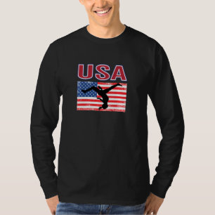 Amerikanska Kärlek Gymnast Gymnastics vid sommarsp T Shirt
