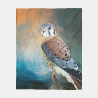 Amerikanska Kestrel Fleecefilt