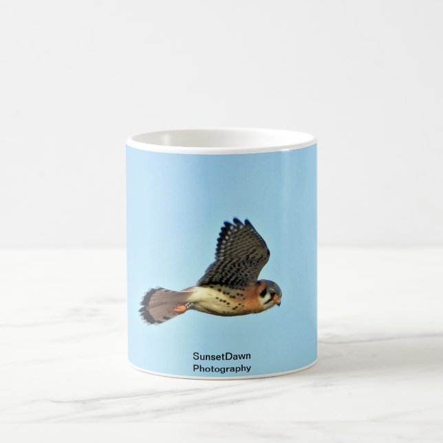 Amerikanska Kestrel Kaffemugg (Center)