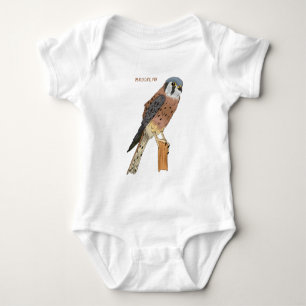Amerikanska Kestrelfågelillustration T Shirt