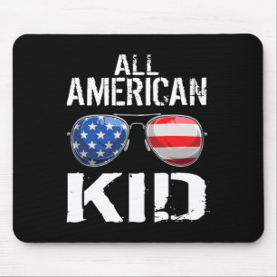 Amerikanska Kid 4:e juli Boys Patriotic Tonåringar Musmatta
