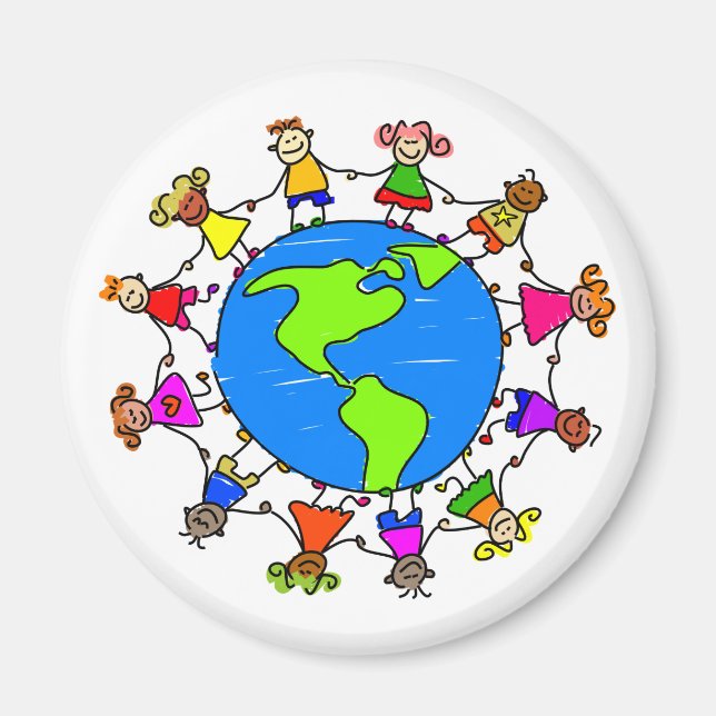 Amerikanska Kids Magnet (Framsidan)