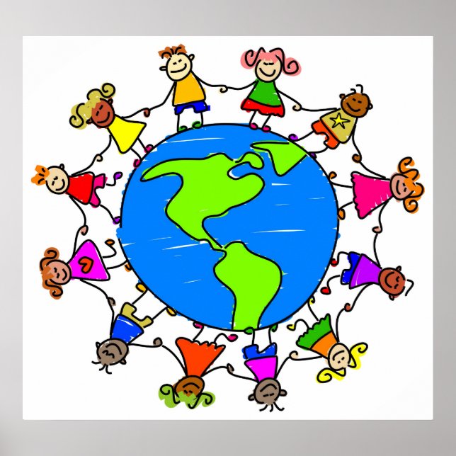 Amerikanska Kids Poster (Framsidan)