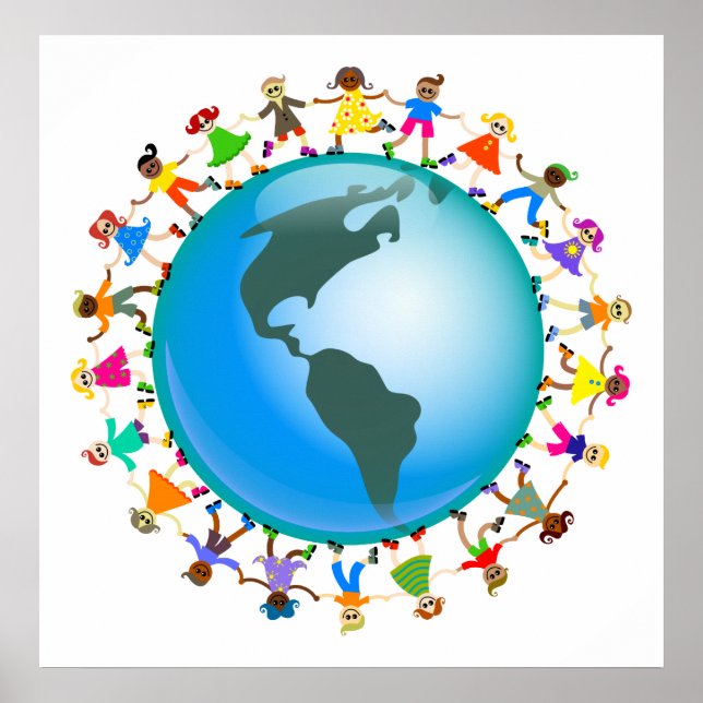 Amerikanska Kids Poster (Framsidan)