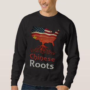 Amerikanska kinesiska rötter sweatshirt