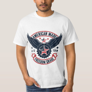 Amerikanska konstverket Freedom Klass Eagle T Shirt