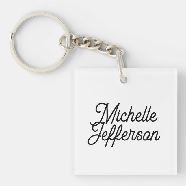 Amerikanska Kreativet Trendig White Black Calligra (Framsidan)