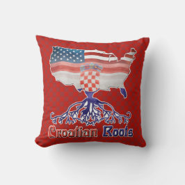 Amerikanska kroatiska rötter Pillow Kudde