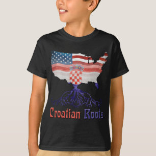 Amerikanska kroatiska rötter tröja