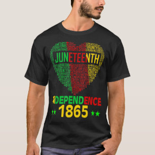 Amerikanska kvinnor, 18:e hjärtsvart historia t shirt