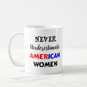 Amerikanska kvinnor kaffemugg