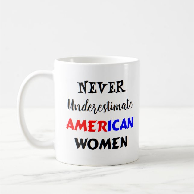 Amerikanska kvinnor kaffemugg (Vänster)