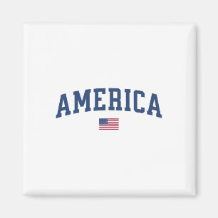 Amerikanska kvinnor Manar Kids Amerikanska Flagga Magnet
