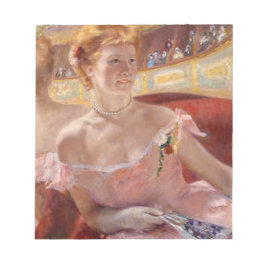 Amerikanska kvinnor med Pearl Necklace & Rosa Dres Anteckningsblock