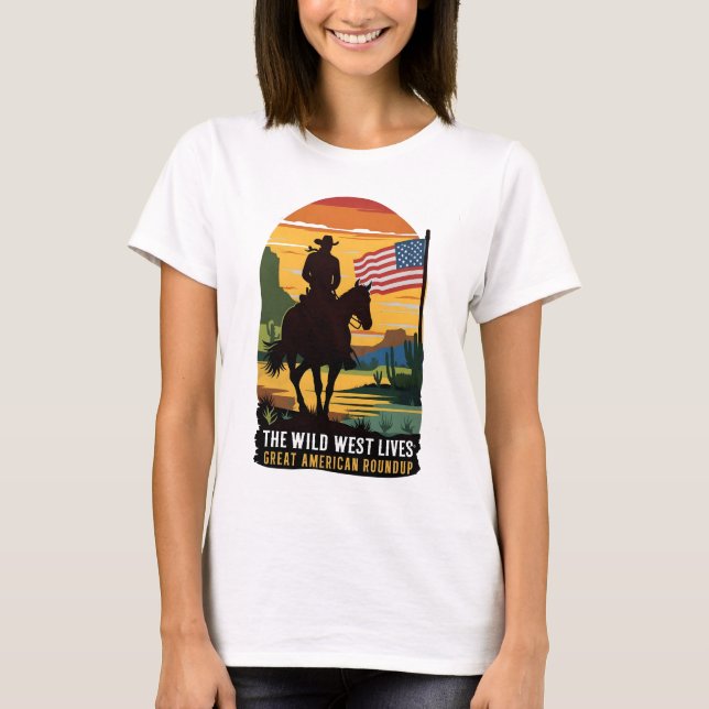 Amerikanska kvinnoskjortor amerikansk kvinnskjorta t shirt (Framsida)
