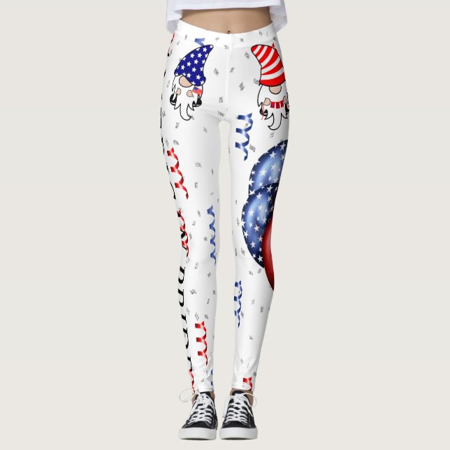 AMERIKANSKA LAGAR LEGGINGS (Framsida)
