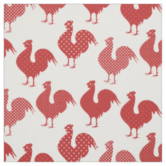 Amerikanska Land Stil Polka Dot Tupp Mönster Tyg