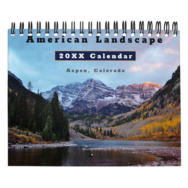 Amerikanska landskap kalender (Omslag)