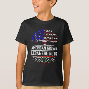 Amerikanska libanesiska proud Libanesiska rötter T Shirt