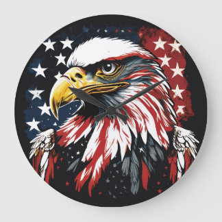 Amerikanska Majestic Eagle Stor Klocka