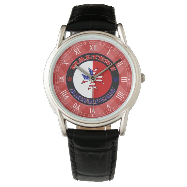 Amerikanska maltesiska Kor Watch Armbandsur (Framsida)