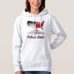 Amerikanska maltesiska rötter t shirt
