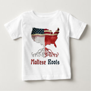 Amerikanska maltesiska rötter t-shirt