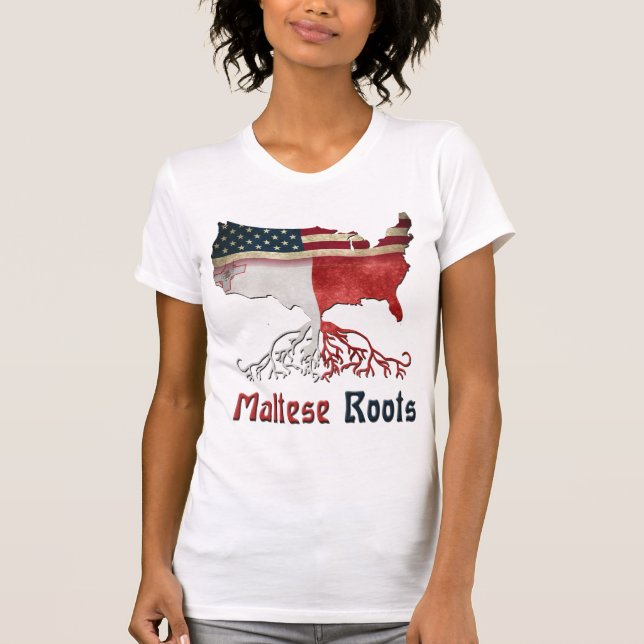 Amerikanska maltesiska rötter tröja (Framsida)