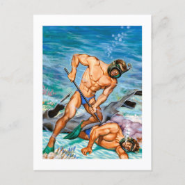 Amerikanska manskapet (Dec, 1952) Vykort