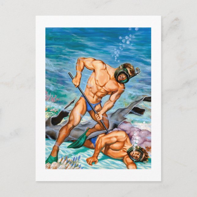 Amerikanska manskapet (Dec, 1952) Vykort (Framsida)