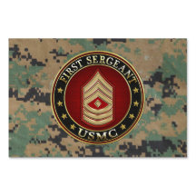 Amerikanska mariner: Första sergeant (USMC 1stSgt)