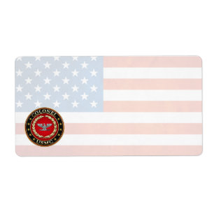 Amerikanska mariner: Överste (USMC Col) [3D] Fraktsedel