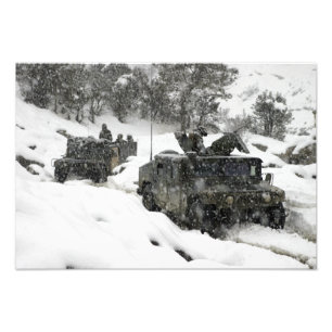 Amerikanska marinpatrullen i Khowst-Gardez Pass Fototryck
