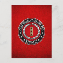 Amerikanska marinsoldater: Chief Warrant Two (USMC Vykort