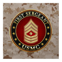 Amerikanska marinsoldater: Första sergeant (USMC 1